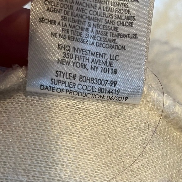 Juicy Couture White Sherpa Zip Up Jacket Size 6/9 Months - Picture 6 of 6